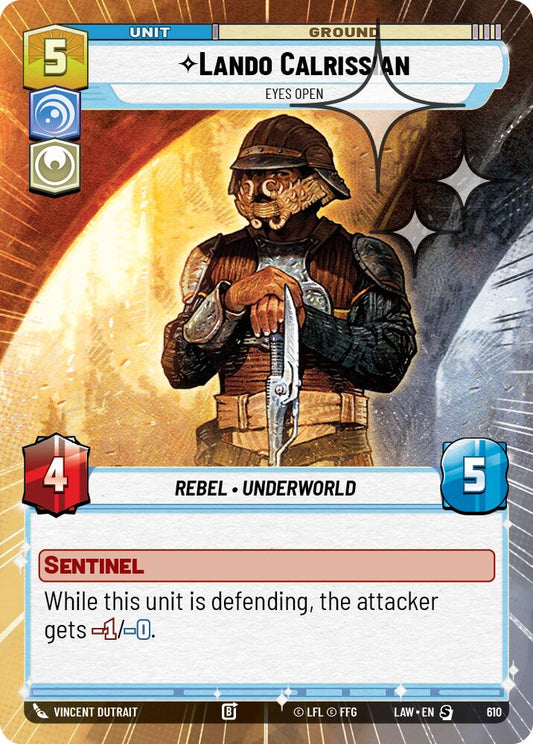 Lando Calrissian - Eyes Open (Hyperspace Foil) [LAW - 610]
