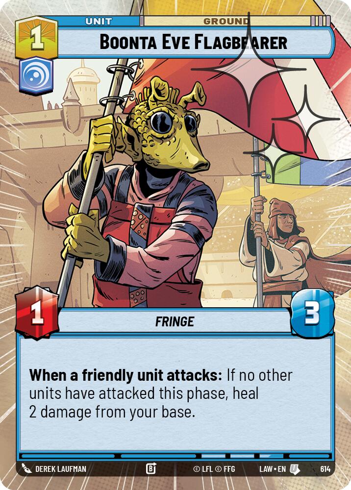 Boonta Eve Flagbearer (Hyperspace Foil) [LAW - 614]