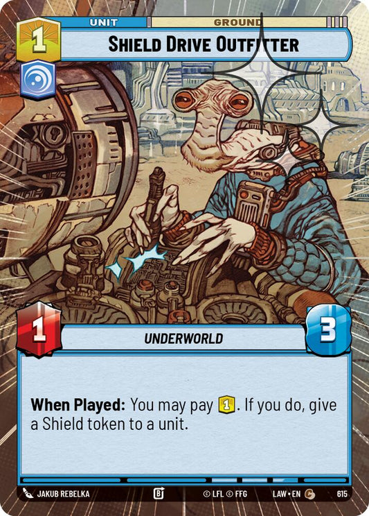 Shield Drive Outfitter (Hyperspace Foil) [LAW - 615]