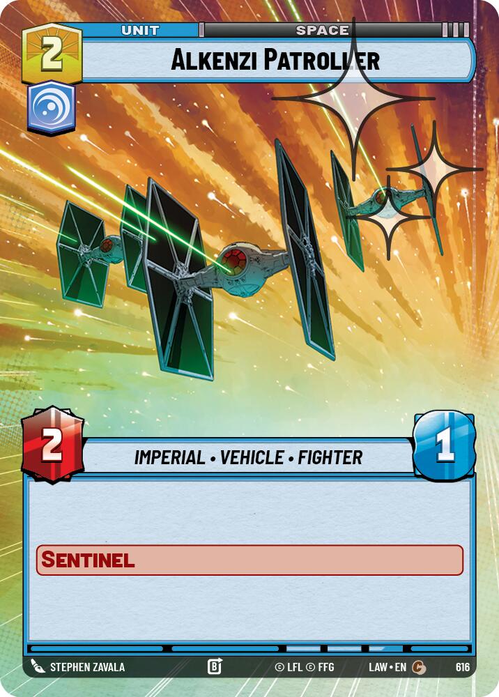 Alkenzi Patroller (Hyperspace Foil) [LAW - 616]
