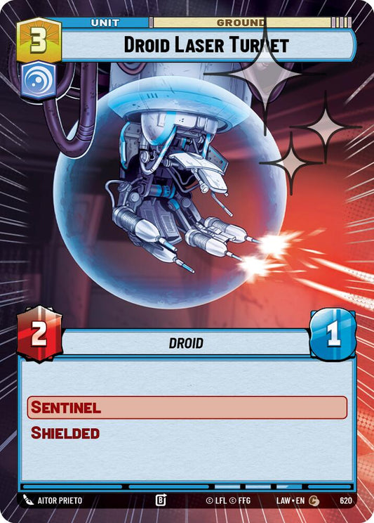 Droid Laser Turret (Hyperspace Foil) [LAW - 620]