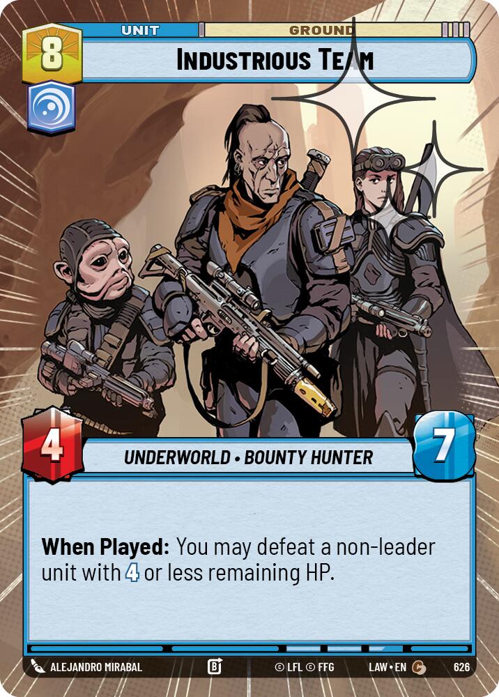 Industrious Team (Hyperspace Foil) [LAW - 626]