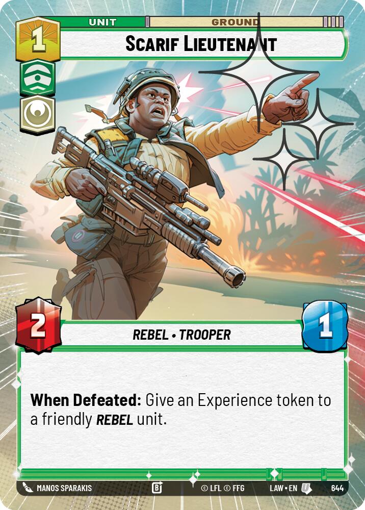 Scarif Lieutenant (Hyperspace Foil) [LAW - 644]