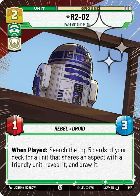 R2-D2 - Part of the Plan (Hyperspace Foil) [LAW - 647]