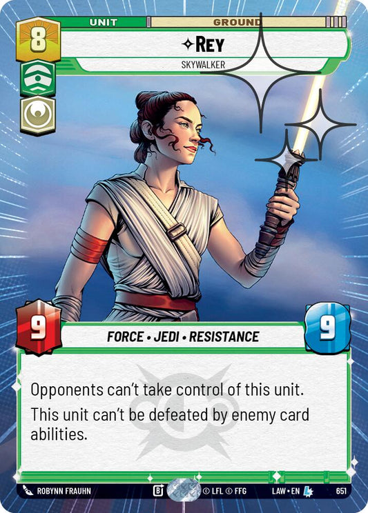 Rey - Skywalker (Hyperspace Foil) [LAW - 651]