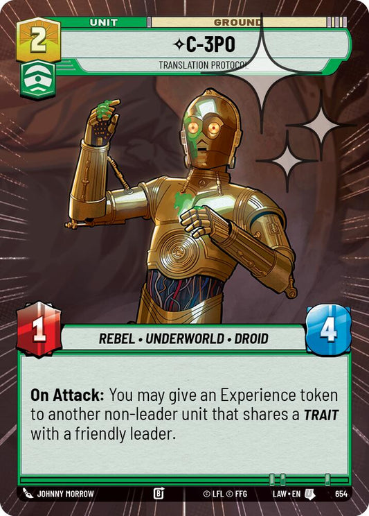 C-3PO - Translation Protocol (Hyperspace Foil) [LAW - 654]