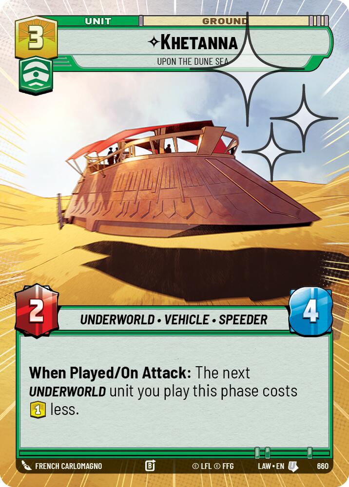 Khetanna - Upon the Dune Sea (Hyperspace Foil) [LAW - 660]