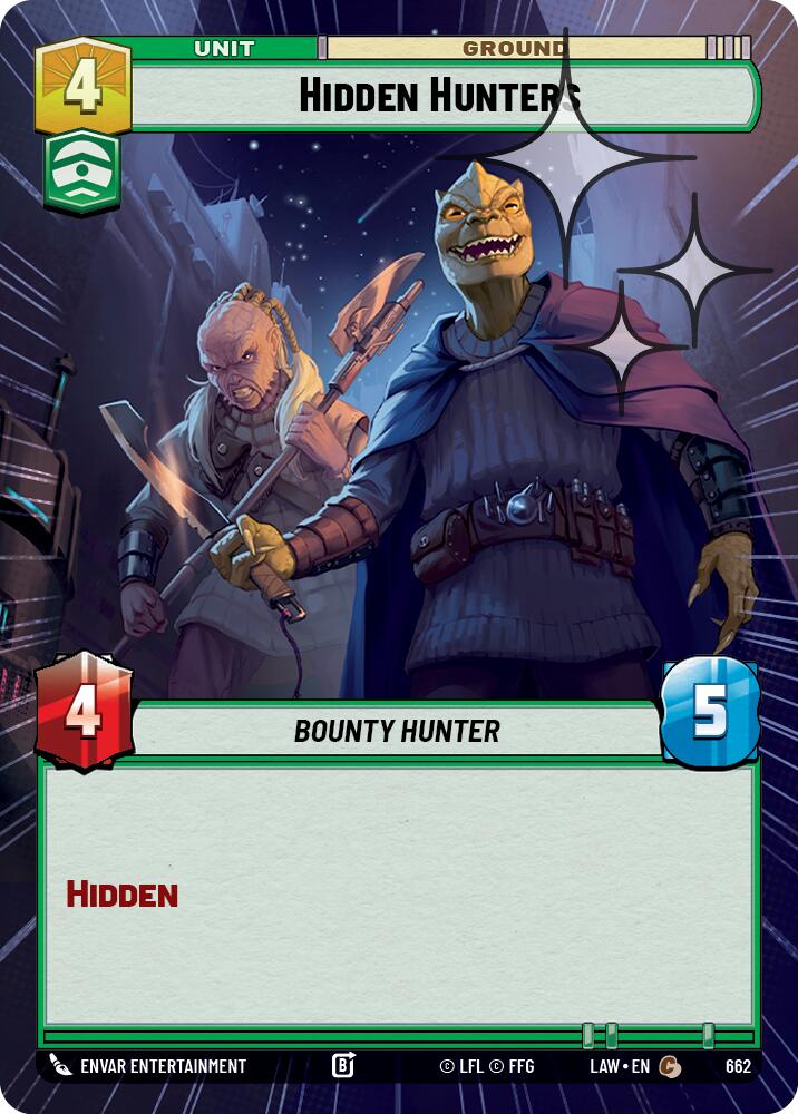 Hidden Hunters (Hyperspace Foil) [LAW - 662]