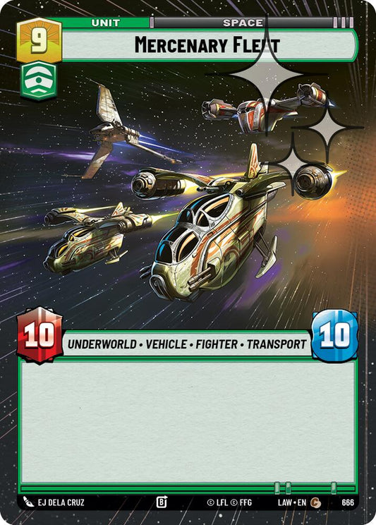 Mercenary Fleet (Hyperspace Foil) [LAW - 666]