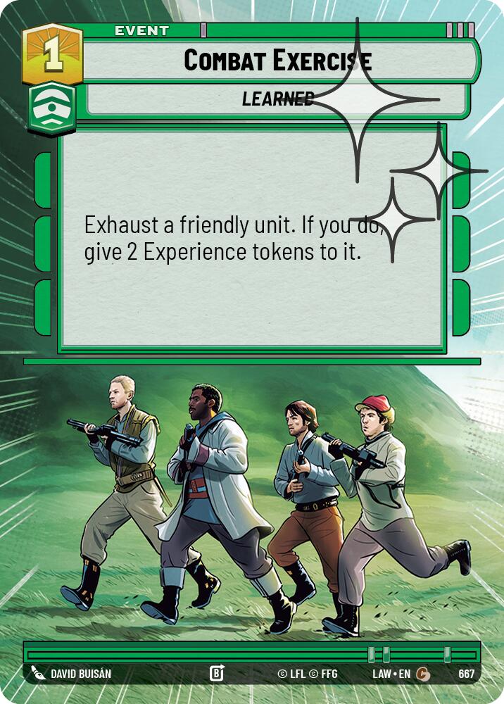 Combat Exercise (Hyperspace Foil) [LAW - 667]