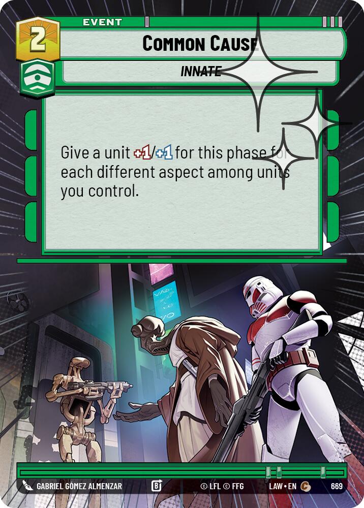 Common Cause (Hyperspace Foil) [LAW - 669]