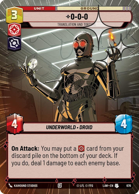 0-0-0 - Translation and Torture (Hyperspace Foil) [LAW - 676]
