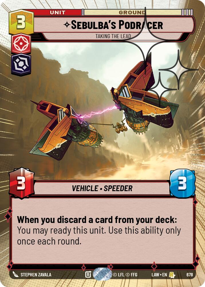 Sebulba's Podracer - Taking the Lead (Hyperspace Foil) [LAW - 678]