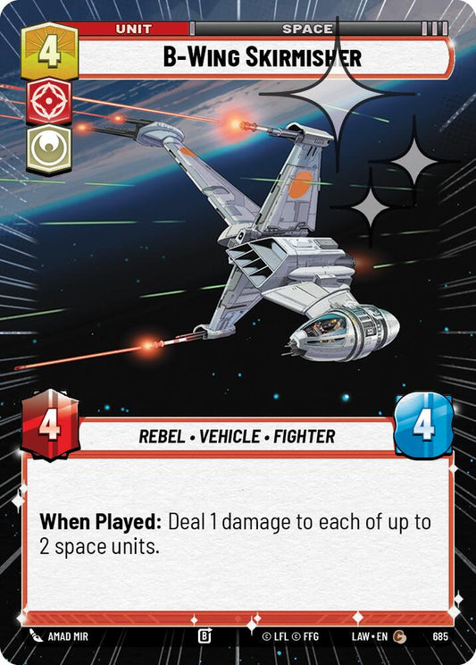 B-Wing Skirmisher (Hyperspace Foil) [LAW - 685]