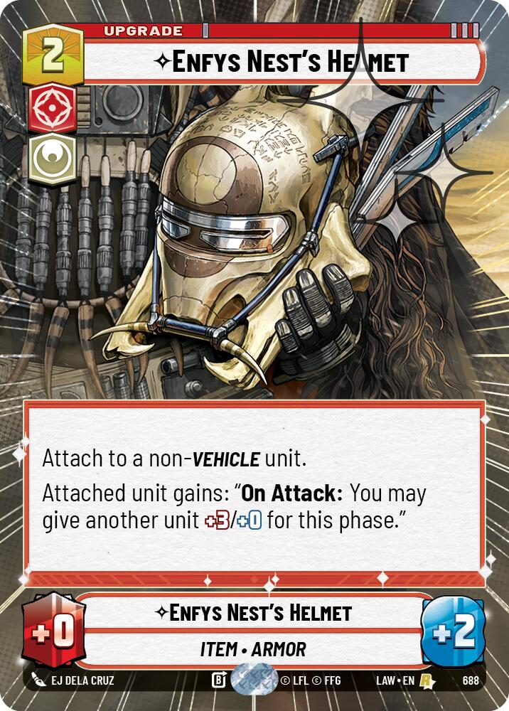 Enfys Nest's Helmet (Hyperspace Foil) [LAW - 688]