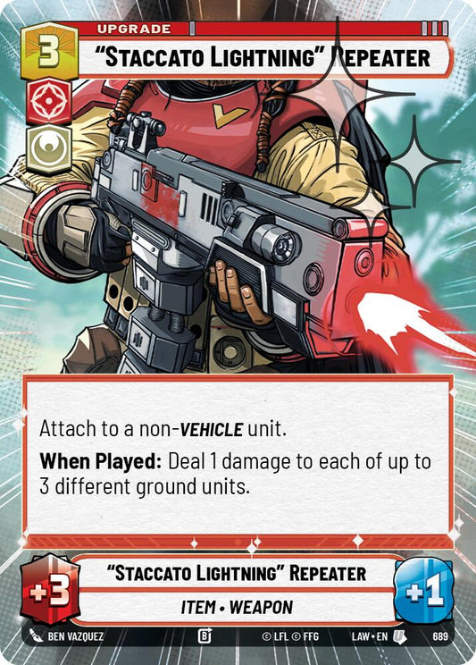 "Staccato Lightning" Repeater (Hyperspace Foil) [LAW - 689]