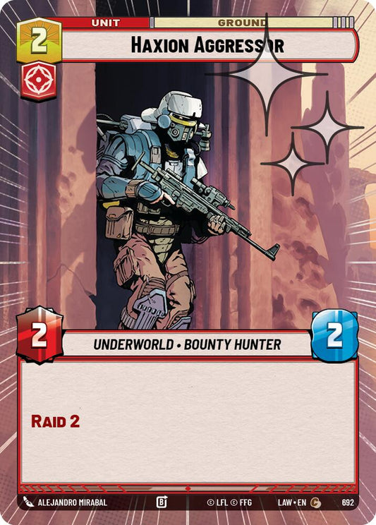Haxion Aggressor (Hyperspace Foil) [LAW - 692]