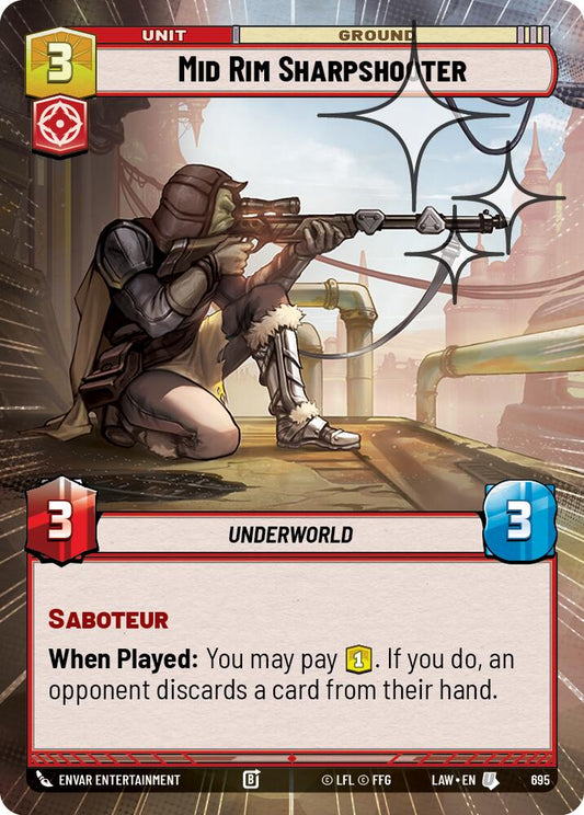 Mid Rim Sharpshooter (Hyperspace Foil) [LAW - 695]