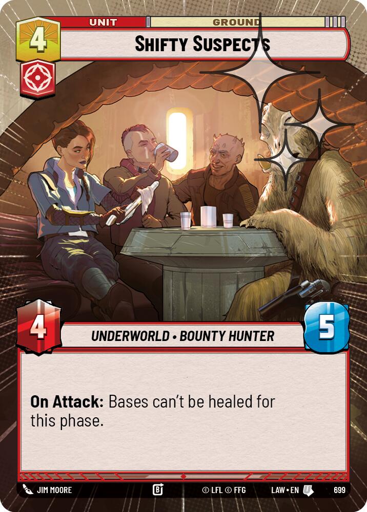 Shifty Suspects (Hyperspace Foil) [LAW - 699]