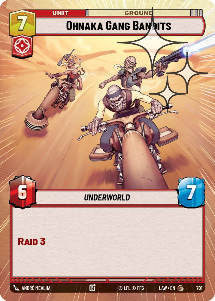 Ohnaka Gang Bandits (Hyperspace Foil) [LAW - 701]
