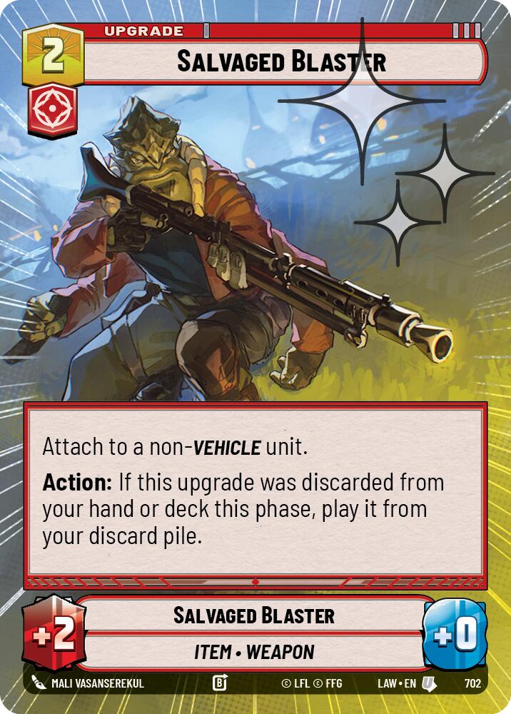 Salvaged Blaster (Hyperspace Foil) [LAW - 702]