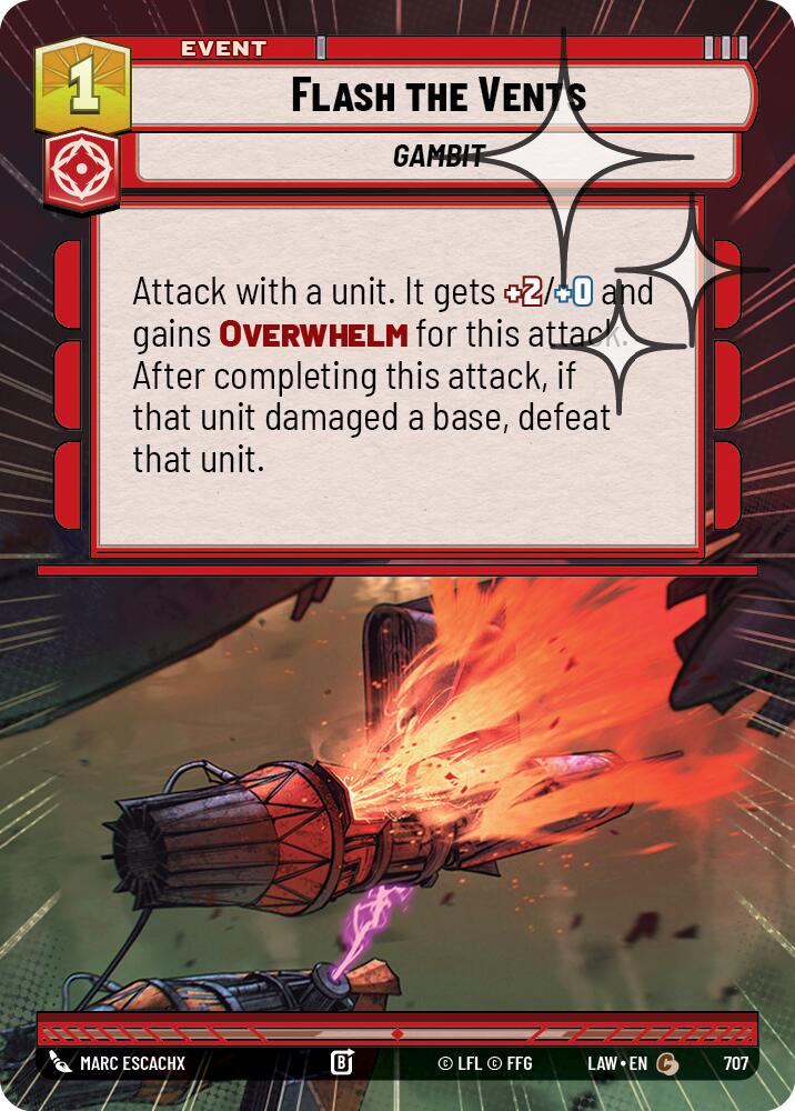 Flash the Vents (Hyperspace Foil) [LAW - 707]