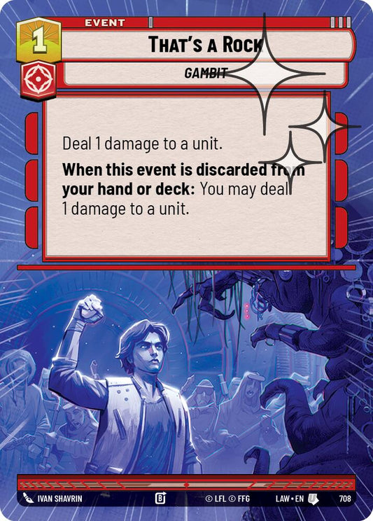 That's a Rock (Hyperspace Foil) [LAW - 708]