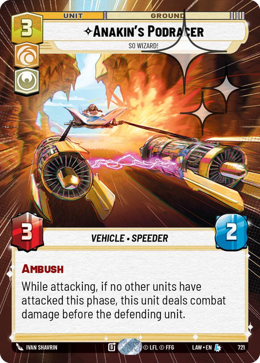 Anakin's Podracer - So Wizard! (Hyperspace Foil) [LAW - 721]