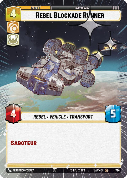 Rebel Blockade Runner (Hyperspace Foil) [LAW - 724]