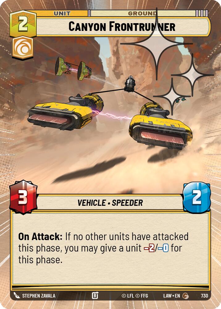 Canyon Frontrunner (Hyperspace Foil) [LAW - 730]