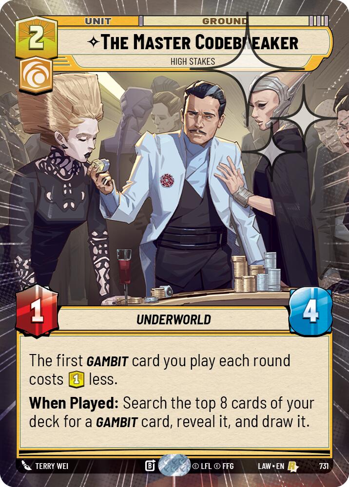 The Master Codebreaker - High Stakes (Hyperspace Foil) [LAW - 731]