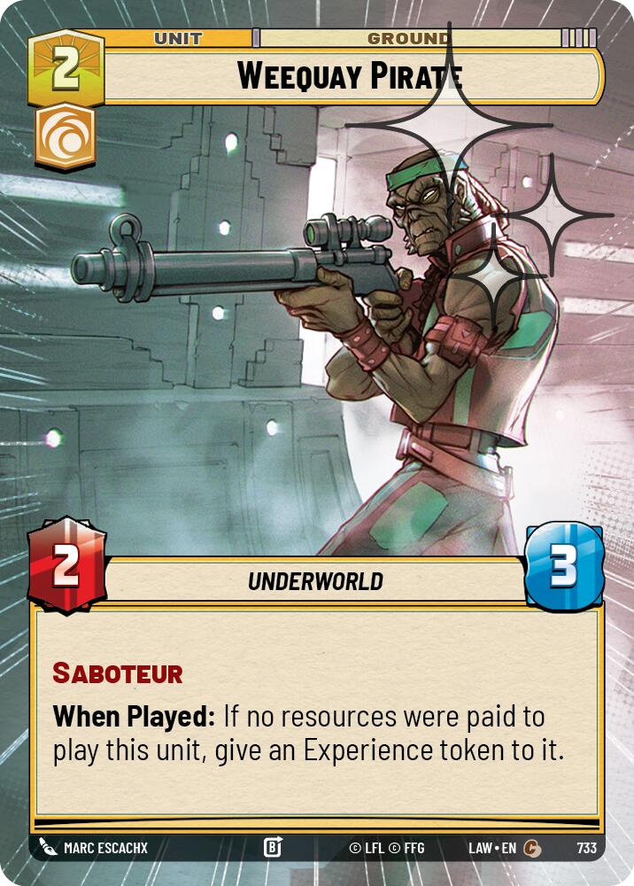 Weequay Pirate (Hyperspace Foil) [LAW - 733]