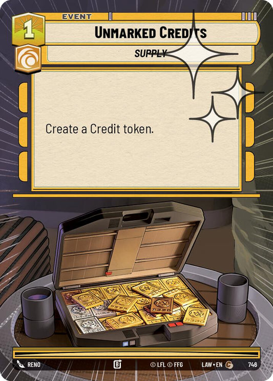 Unmarked Credits (Hyperspace Foil) [LAW - 746]