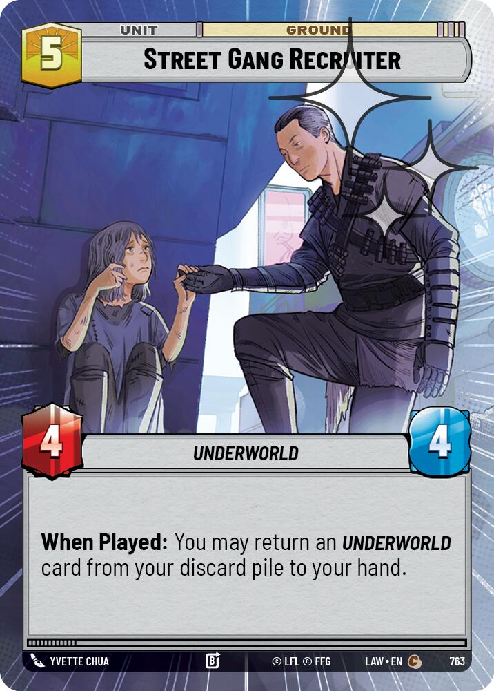 Street Gang Recruiter (Hyperspace Foil) [LAW - 763]