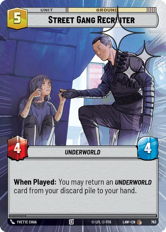 Street Gang Recruiter (Hyperspace Foil) [LAW - 763]