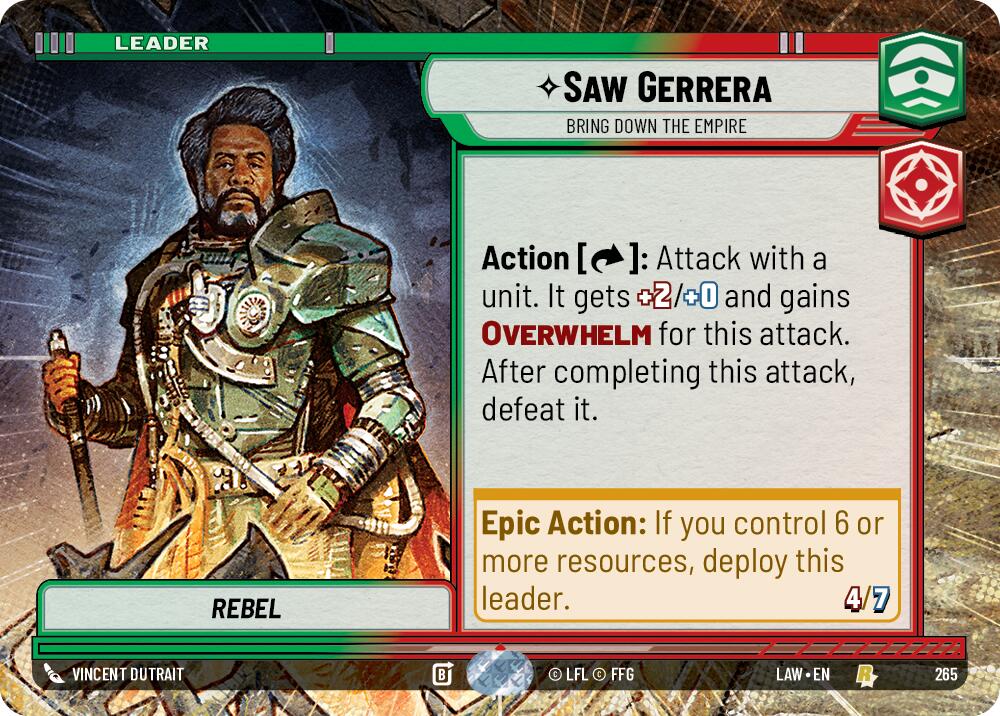 Saw Gerrera - Bring Down the Empire (Hyperspace) [LAW - 265]