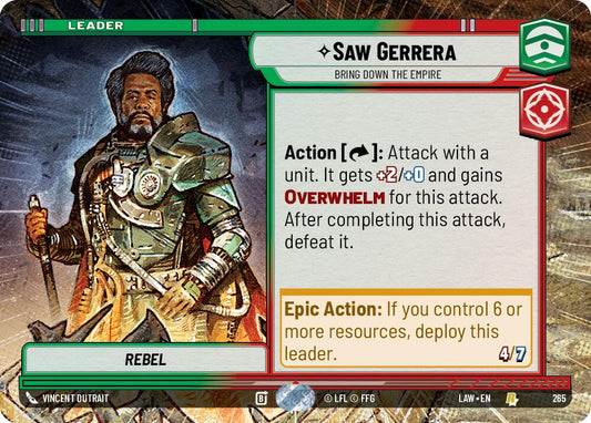 Saw Gerrera - Bring Down the Empire (Hyperspace) [LAW - 265]