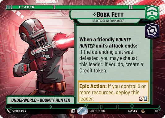 Boba Fett - Krayt's Claw Commander (Hyperspace) [LAW - 271]