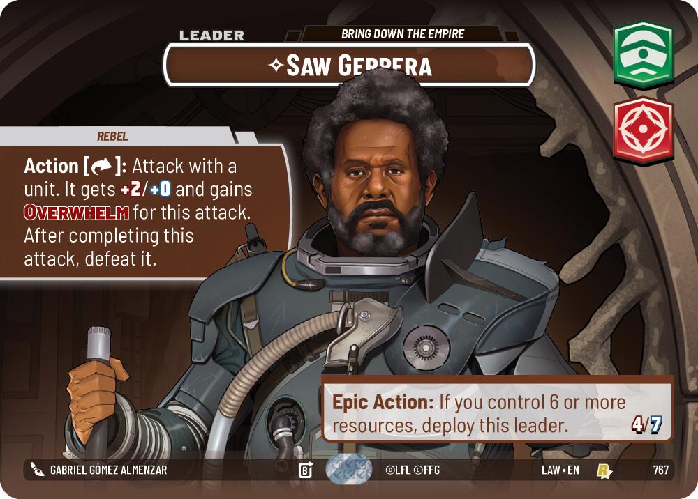 Saw Gerrera - Bring Down the Empire (Showcase) [LAW - 767]