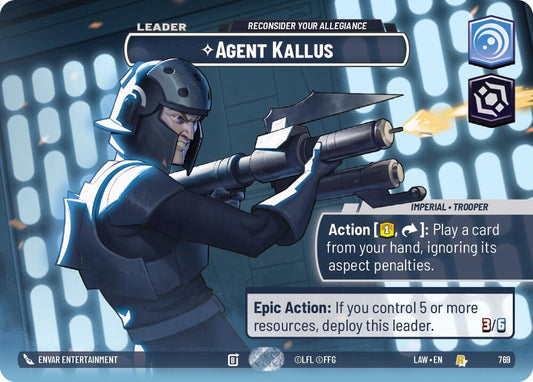 Agent Kallus - Reconsider Your Allegiance (Showcase) [LAW - 769]