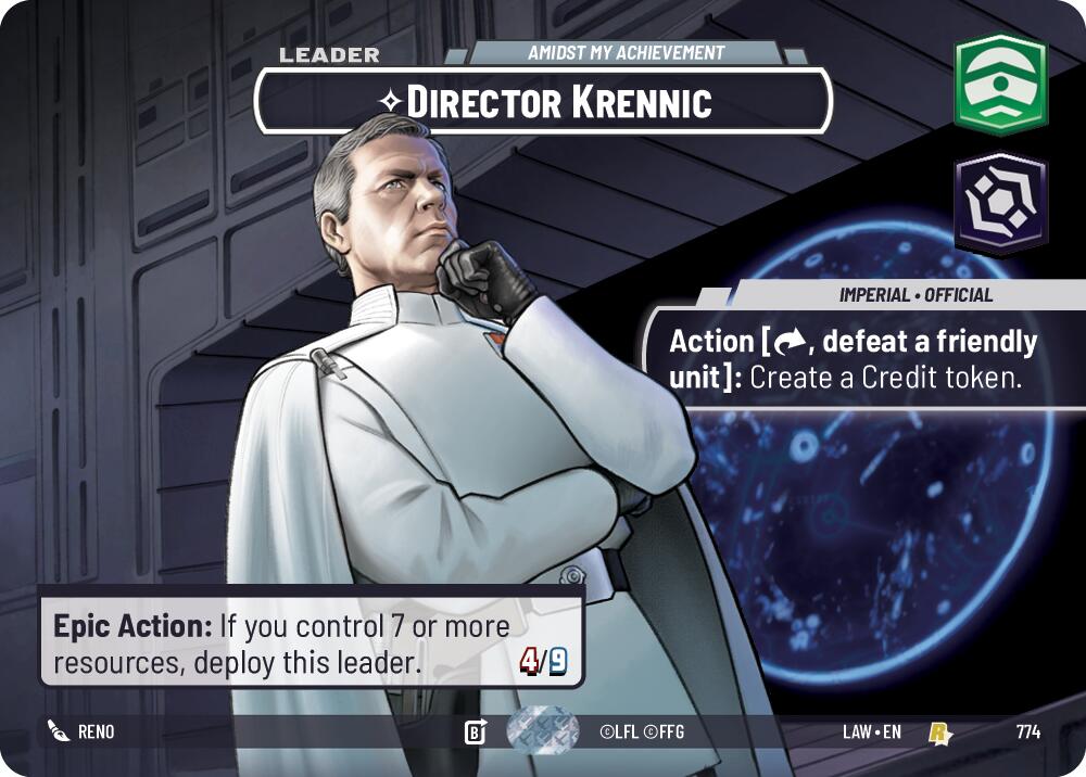 Director Krennic - Amidst My Achievement (Showcase) [LAW - 774]