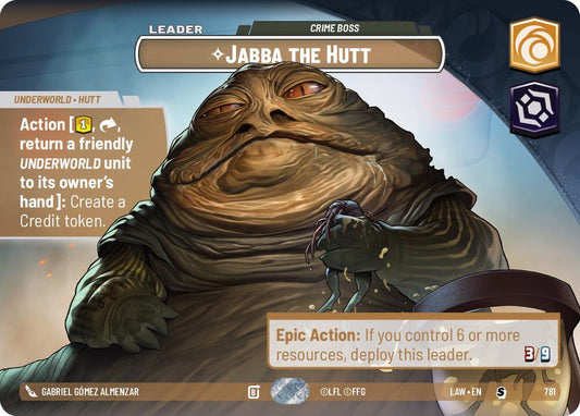 Jabba the Hutt - Crime Boss (Showcase) [LAW - 781]