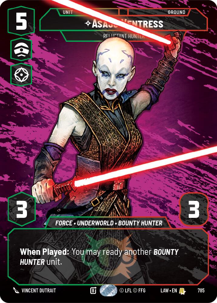 Asajj Ventress - Reluctant Hunter (Prestige) [LAW - 785]