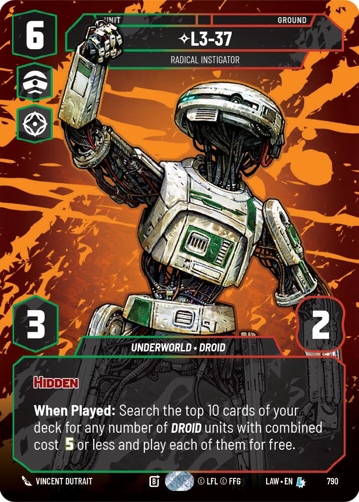 L3-37 - Radical Instigator (Prestige) [LAW - 790]