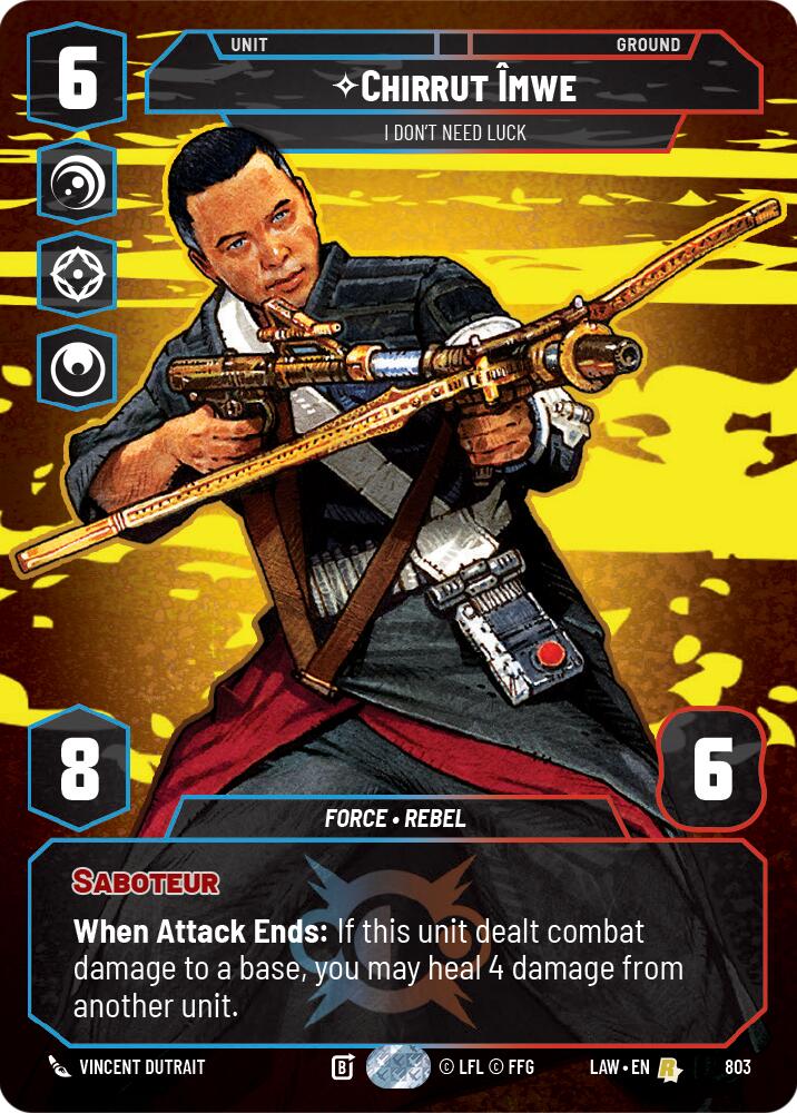Chirrut Imwe - I Don't Need Luck (Prestige) [LAW - 803]