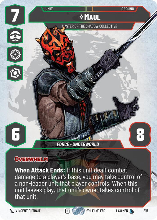 Maul - Master of the Shadow Collective (Prestige) [LAW - 815]