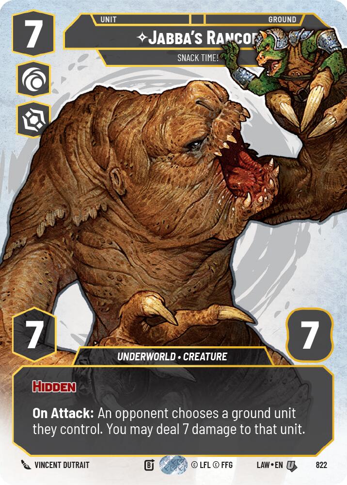 Jabba's Rancor - Snack Time! (Prestige) [LAW - 822]