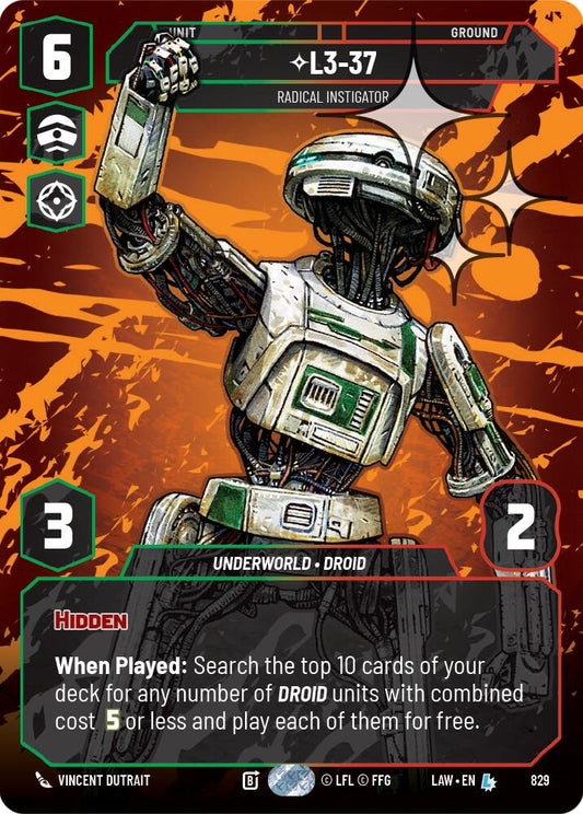 L3-37 - Radical Instigator (Prestige Foil) [LAW - 829]
