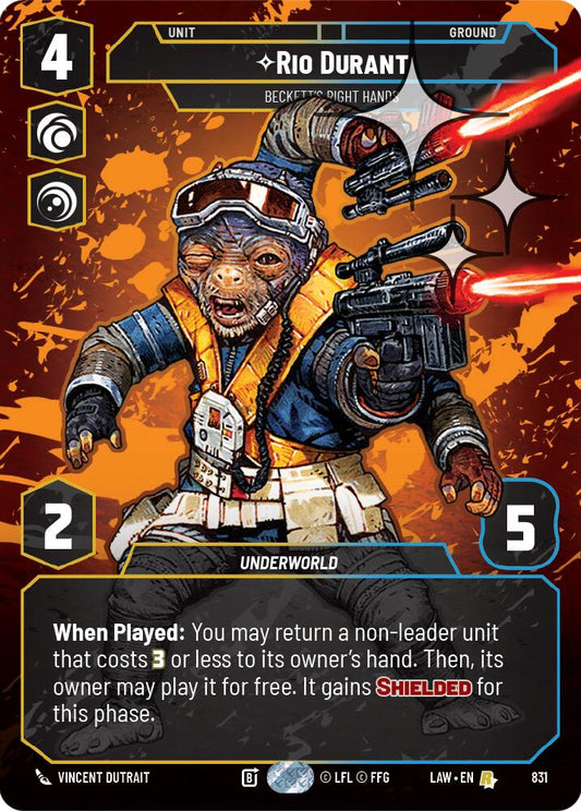 Rio Durant - Beckett's Right Hands (Prestige Foil) [LAW - 831]