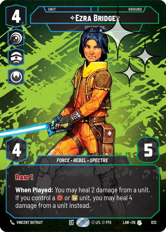Ezra Bridger - Spectre Six (Prestige Foil) [LAW - 832]